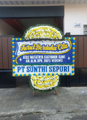 Papan Bunga Duka di Mekar Wangi